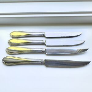 Reed & Barton Tradition-Tanglewood Steak Knives Set Of 4 Stainless Flatware
